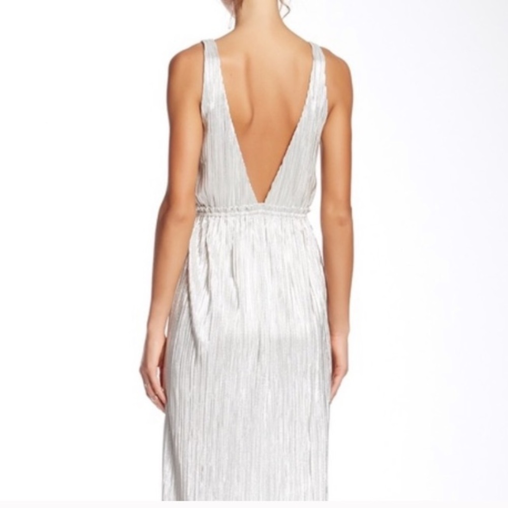 BCBG Generation Silver Metallic Dress - Picture 2 of 12